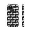 WGI Logo Black Phone Case