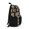 WGI Orange Logo Black Backpack