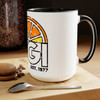 WGI Orange Logo Two-Tone Coffee 15oz Mugs