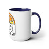 WGI Orange Logo Two-Tone Coffee 15oz Mugs