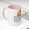 WGI Orange Logo Two-Tone Coffee 15oz Mugs