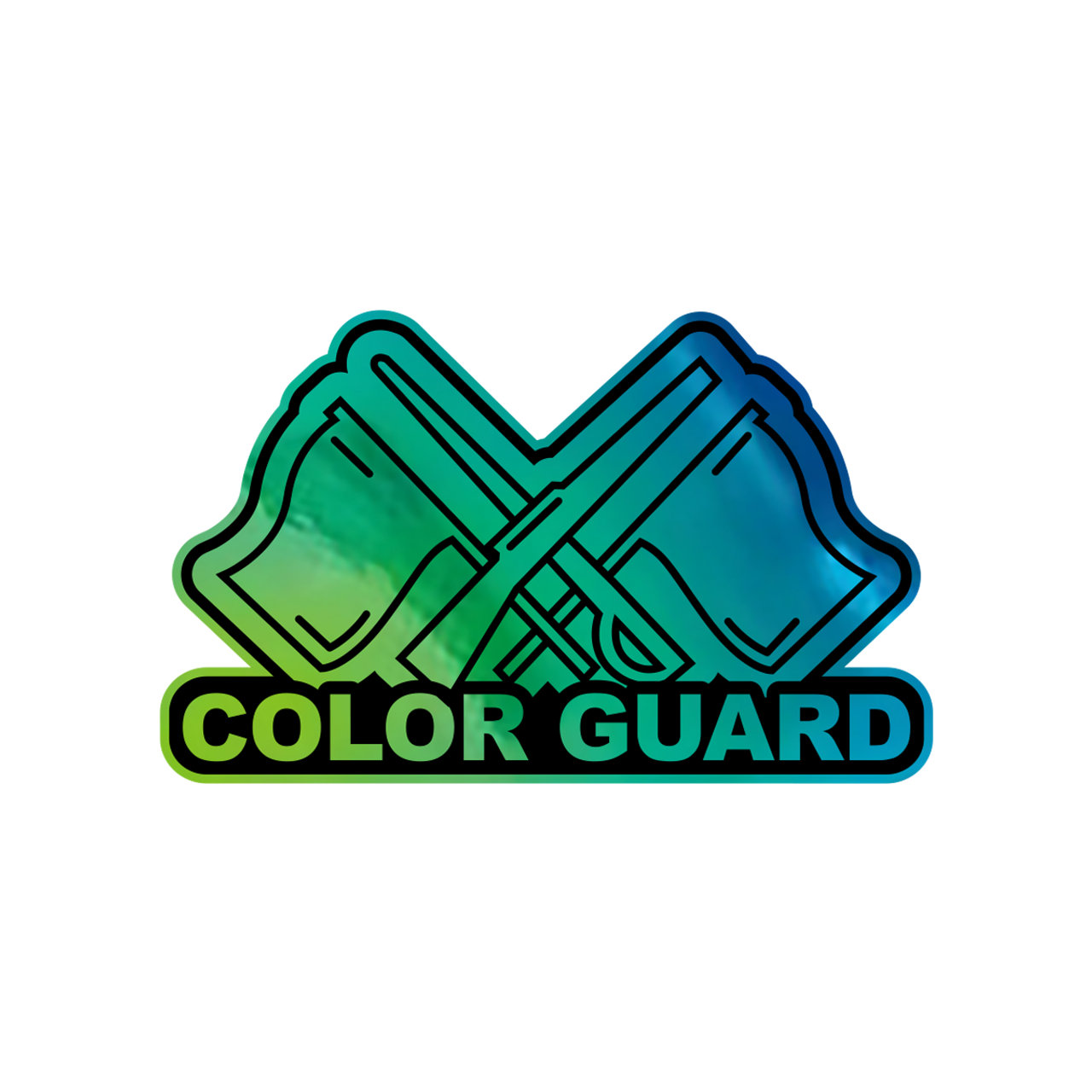Color Guard Sticker baseball-hat-clip-art-library