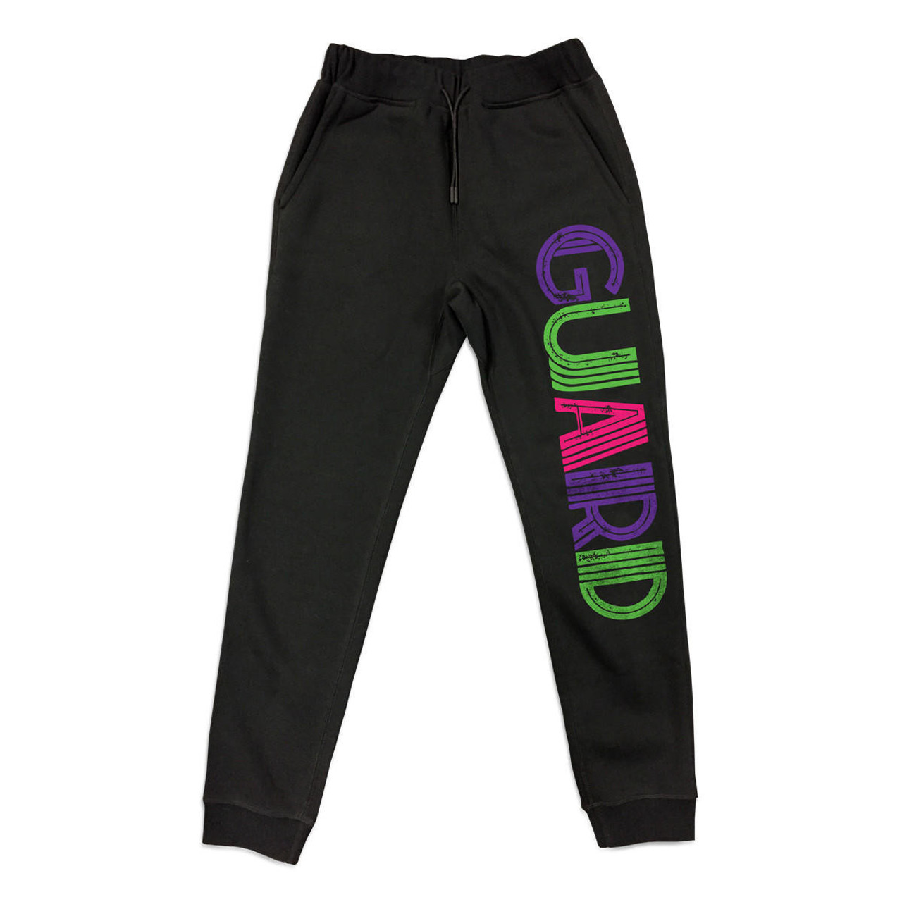 【WONDER WONDER】Side Track Line Color Matching Sweatpants Jogger With Colorful Side Stripe