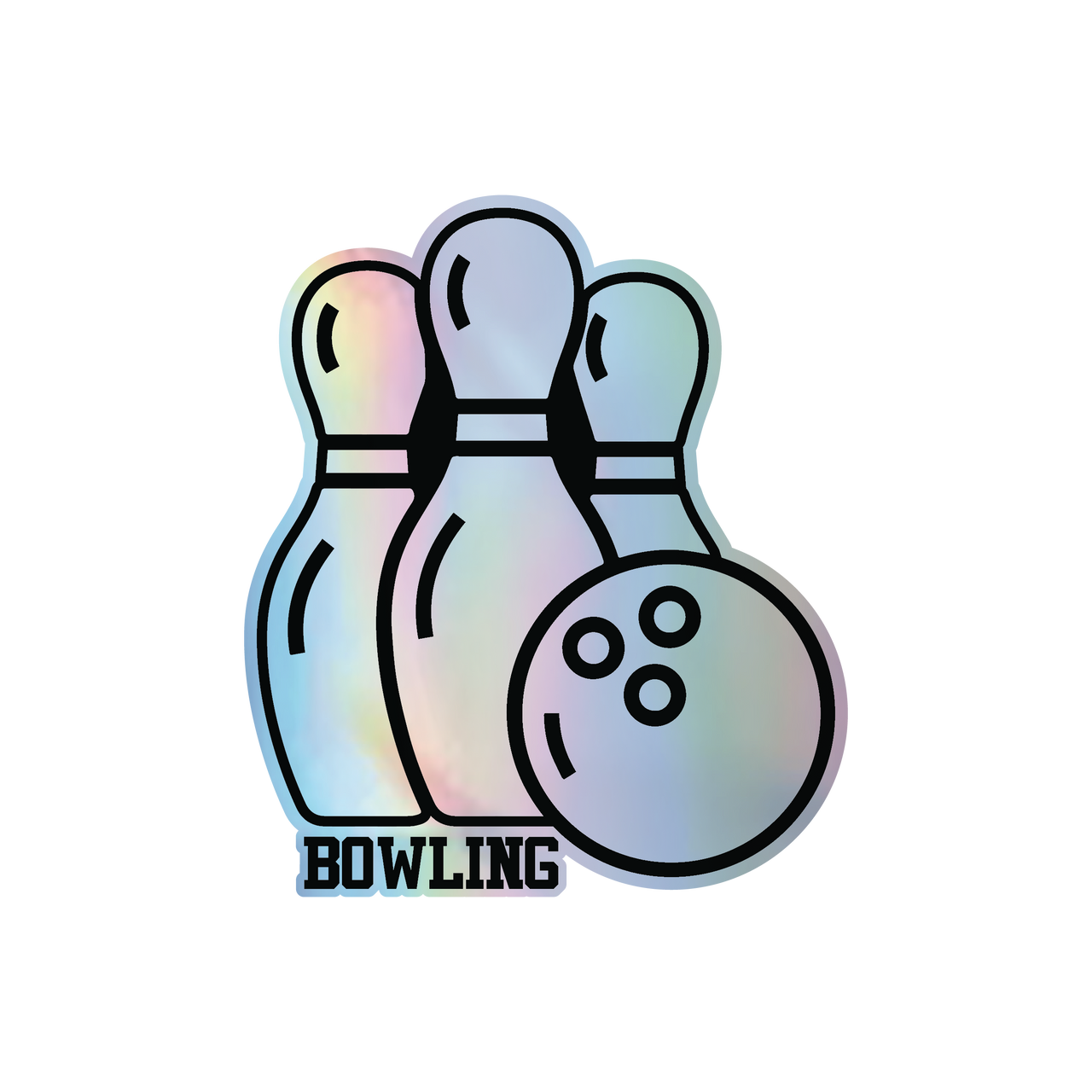 Bowling Sticker