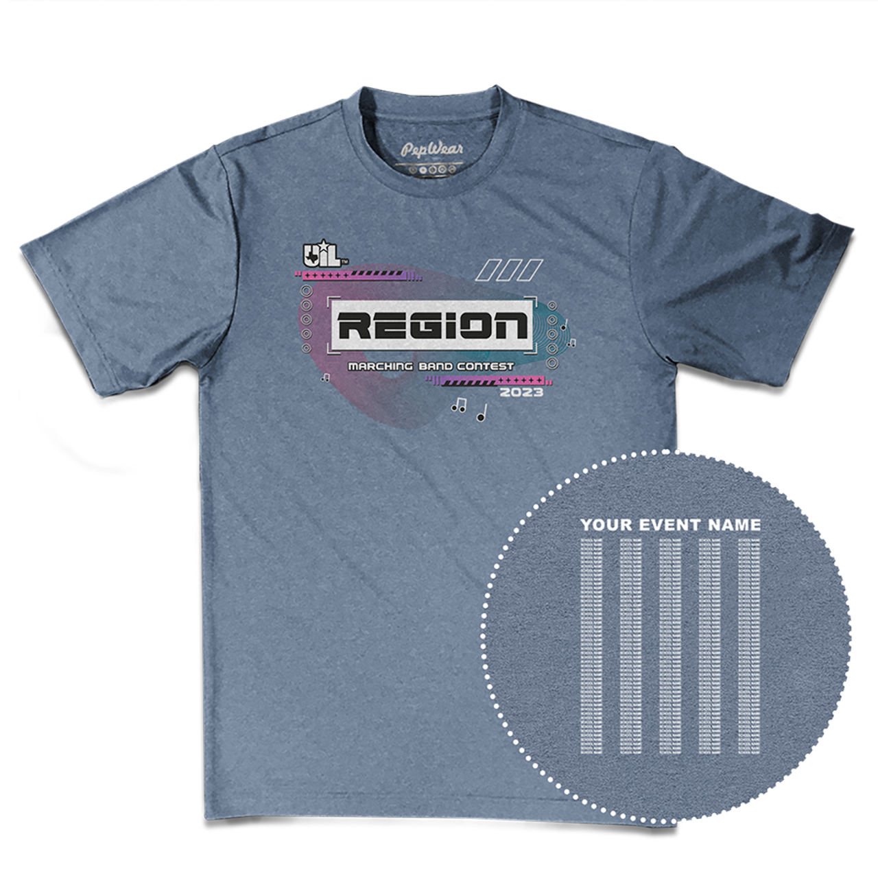 2023 UIL Region Marching Contest Performance T-Shirt