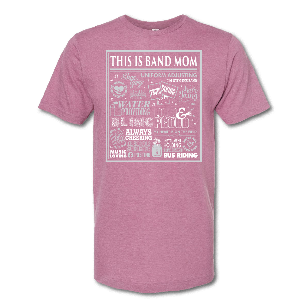 Marching band mom shirts cheap