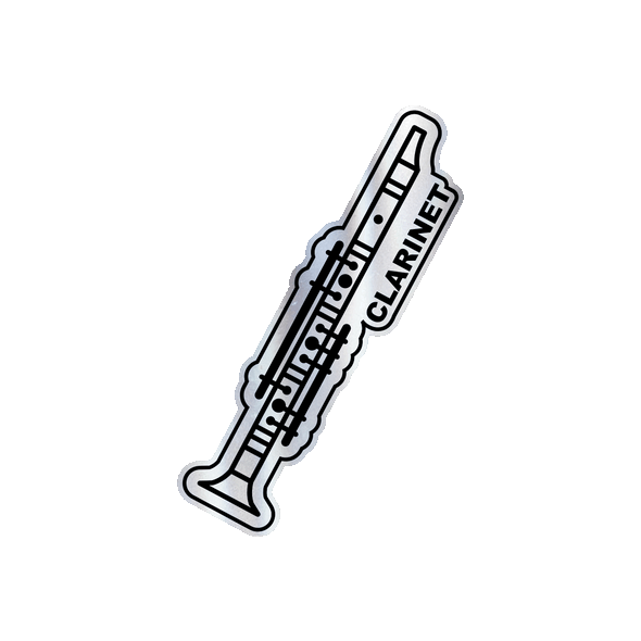 Clarinet Sticker