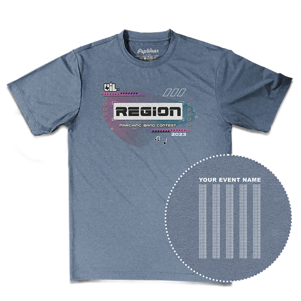 2023 UIL Region Marching Contest Performance T-Shirt