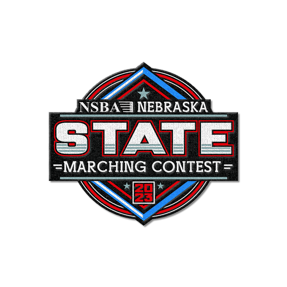 2023 NSBA State Marching Contest Competition Patch