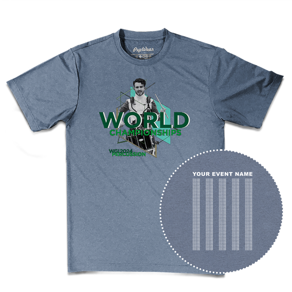 WGI 2024 Percussion World Championship Performance T-Shirt