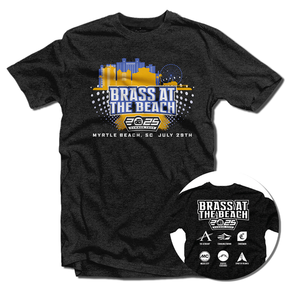 DCI 2025 Brass at the Beach T-Shirt DCI 2025 Brass at the Beach T-Shirt