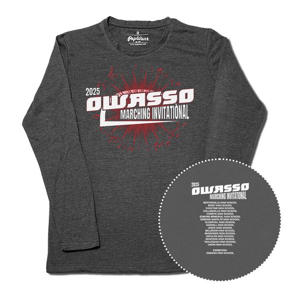 2025 Owasso Invitational Marching Contest  Long Sleeve 2025 Owasso Invitational Marching Contest  Long Sleeve