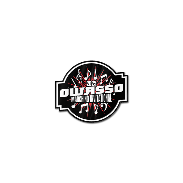 2025 Owasso Invitational Marching Contest Pin 2025 Owasso Invitational Marching Contest Pin
