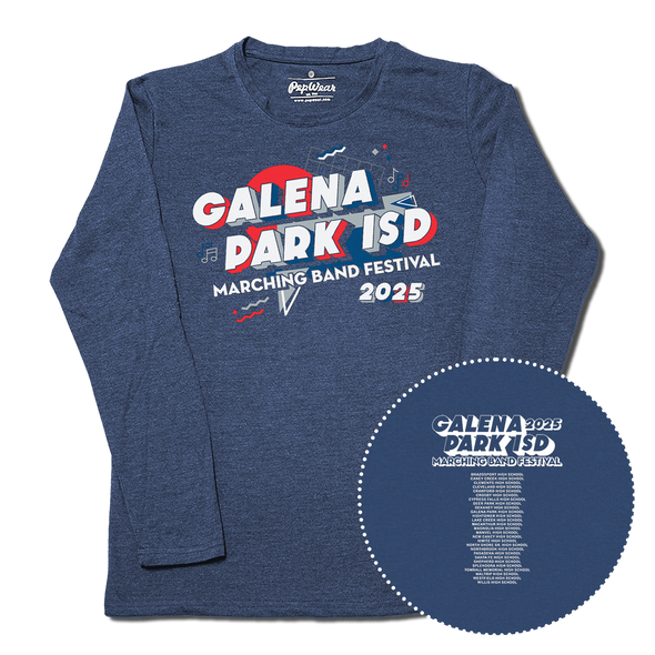 2025 Galena Park ISD Marching Band Festival Long Sleeve 2025 Galena Park ISD Marching Band Festival Long Sleeve