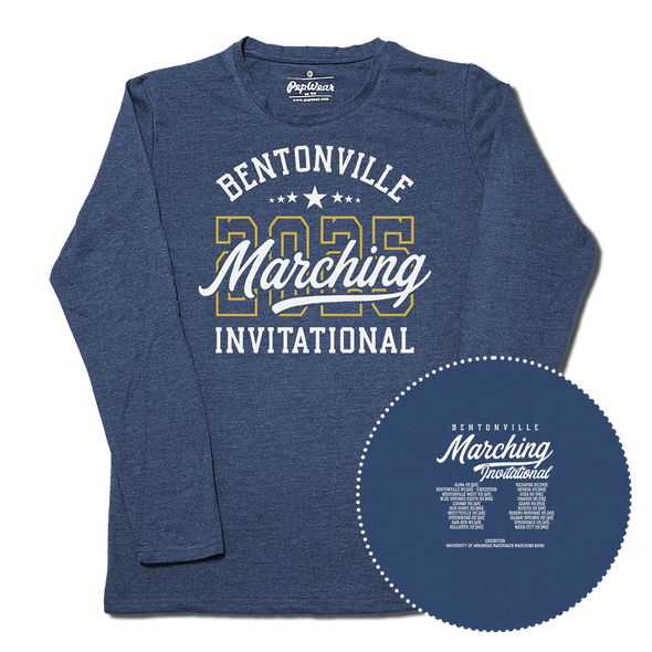 2025 Bentonville Marching Invitational Long Sleeve 2025 Bentonville Marching Invitational Long Sleeve