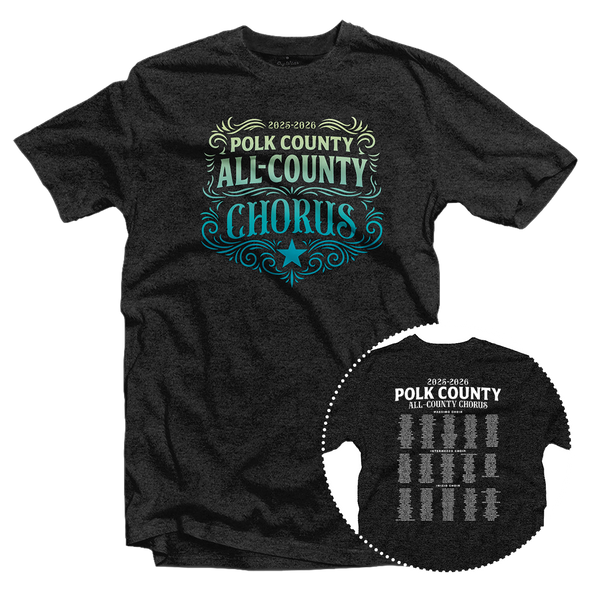 2025 Polk County All-County Chorus T-Shirt 2025 Polk County All-County Chorus T-Shirt