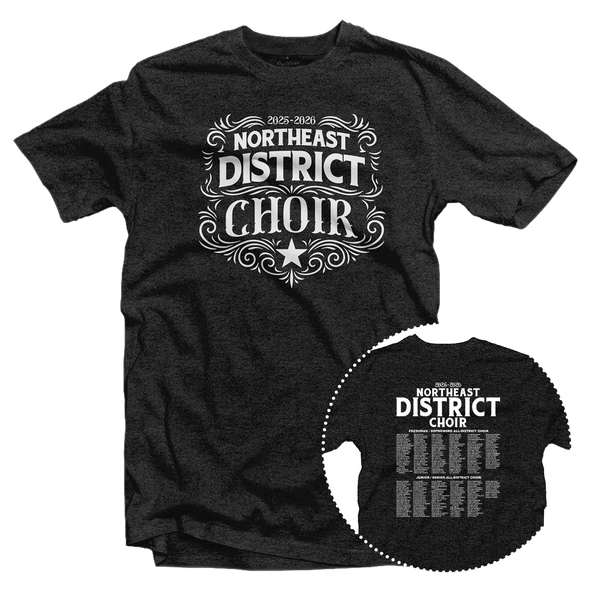 2025-2026 Northeast District 2 Choir T-Shirt