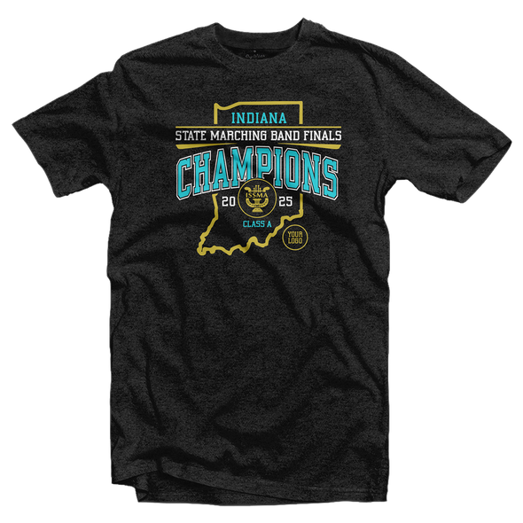 Class A CHAMPION: 2025 ISSMA State Marching Band Finals T-Shirt