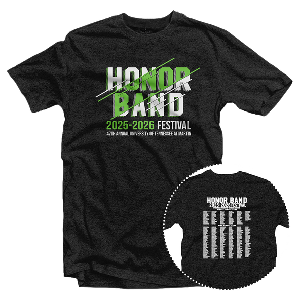 2025-2026 University of Tennessee at Martin Honor Band Festival T-Shirt
