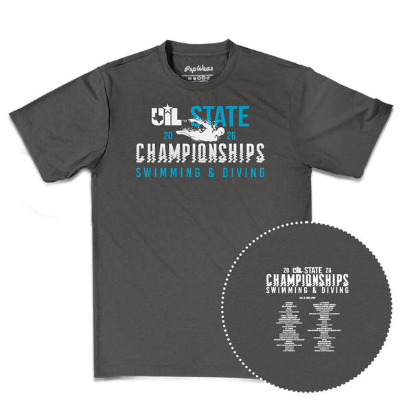 2026 UIL Swimming & Diving State Championships Performance T-Shirt