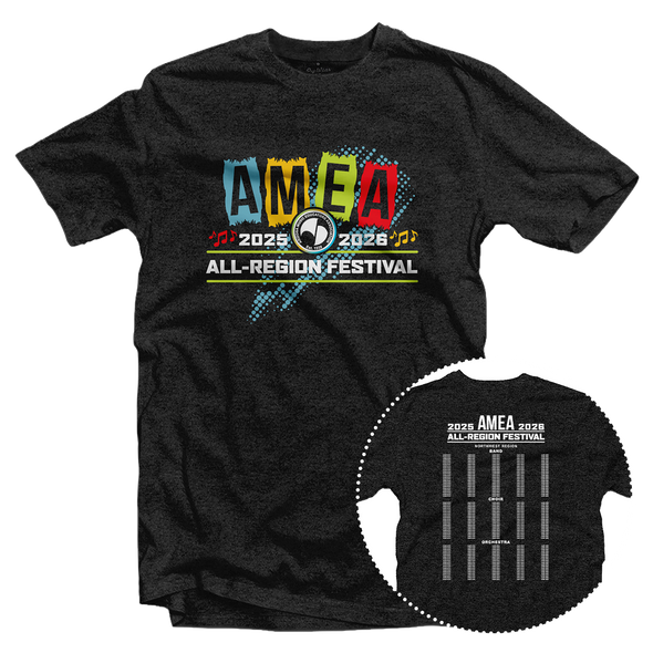 2025-2026 AMEA Region Festival T-Shirt