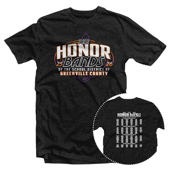 2026 Honor Bands of the School District of Greenville County T-Shirt