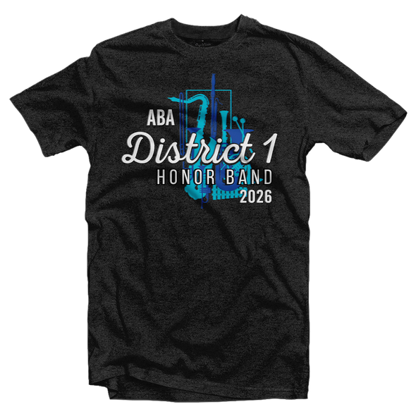 2026 Alabama ABA District I Honor Band T-Shirt