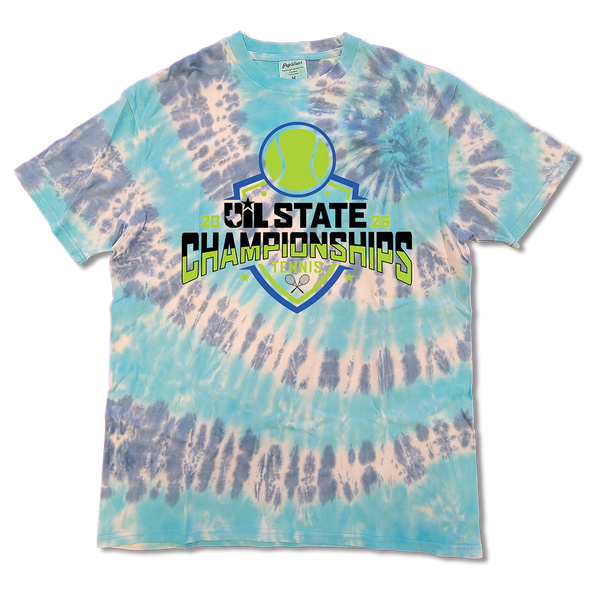 2026 UIL Tennis State Championships Tie-Dye T-Shirt