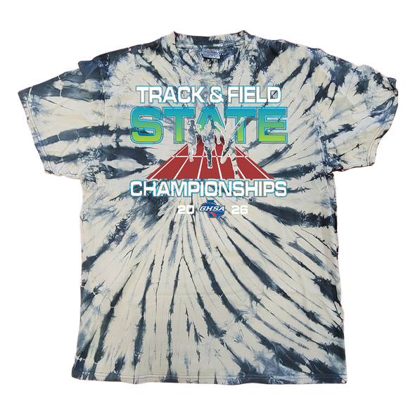 2026 GHSA Track & Field State Championships Tie-Dye T-Shirt