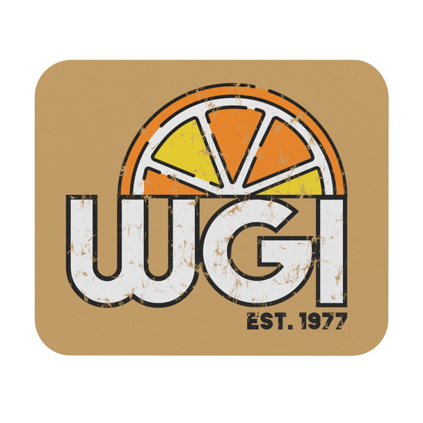 WGI Orange Logo Mouse Pad