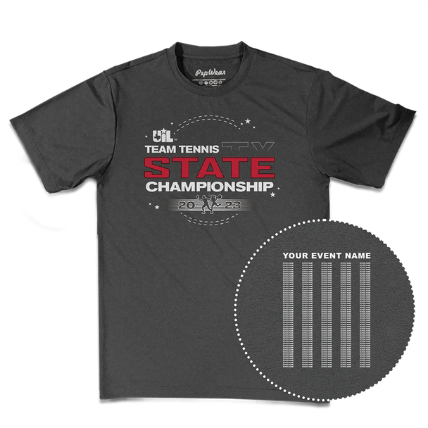 2023 UIL State Team Tennis Championships Performance T-Shirt