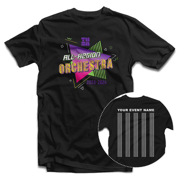 2023-2024 TMEA Region Orchestra T-Shirt