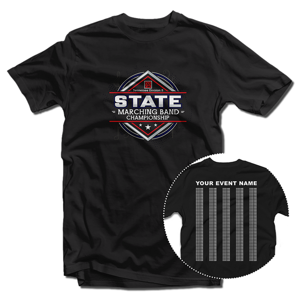 2023 Tennessee Division II State Marching Band Championship T-Shirt