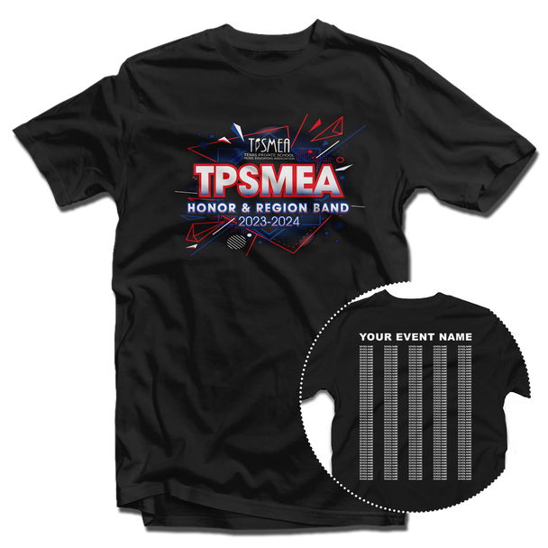 2024 TPSMEA MS/HS Honor Band Concert South T-Shirt
