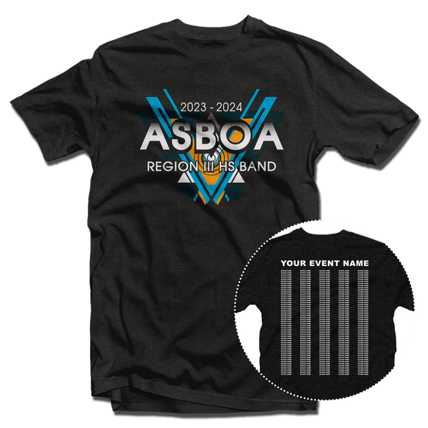 2024 ASBOA Region III HS Band T-Shirt