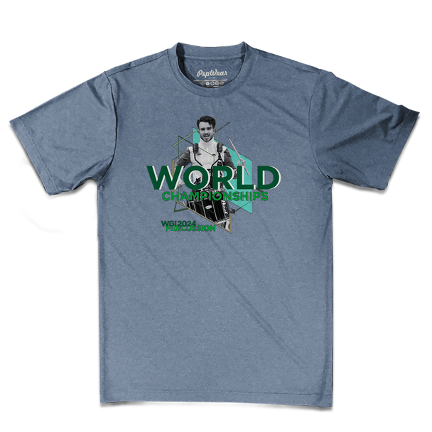 WGI 2024 Percussion World Championship Performance T-Shirt