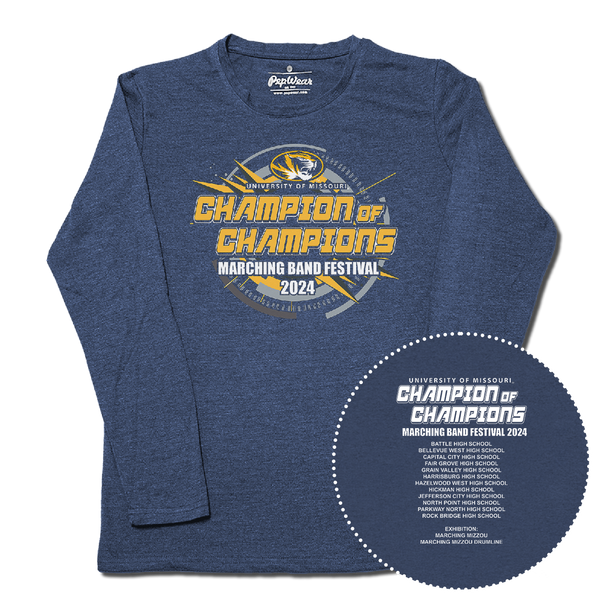 2024 UM Champion of Champions Marching Band Festival Long Sleeve