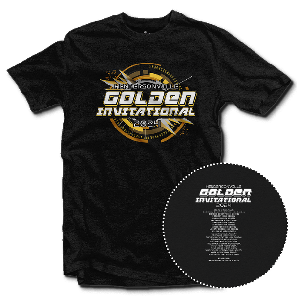 2024 Hendersonville Golden Invitational Marching Contest T-Shirt