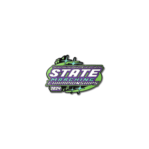 2024 OBA State Marching Band Championships Pin
