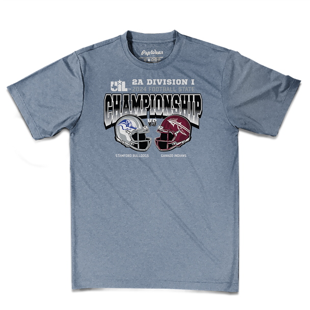 Head to Head: 2024 UIL State Football Championship Performance T-Shirt
