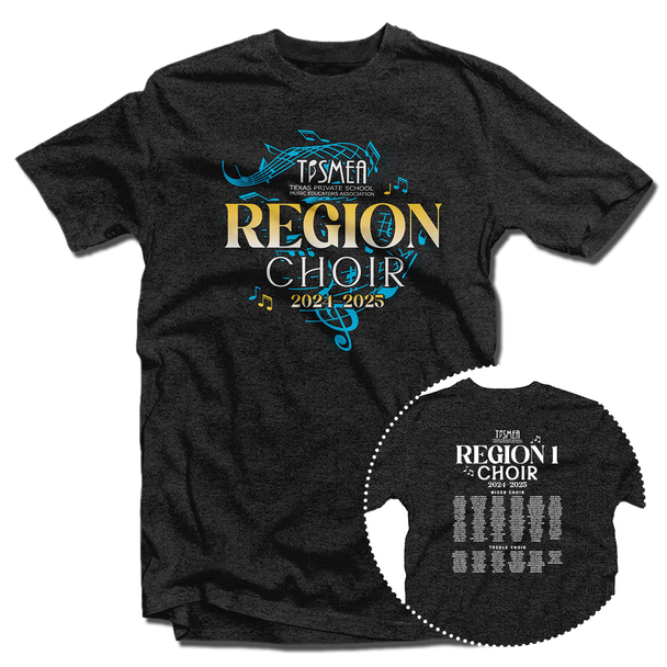 2024-2025 TPSMEA Region Choir T-Shirt
