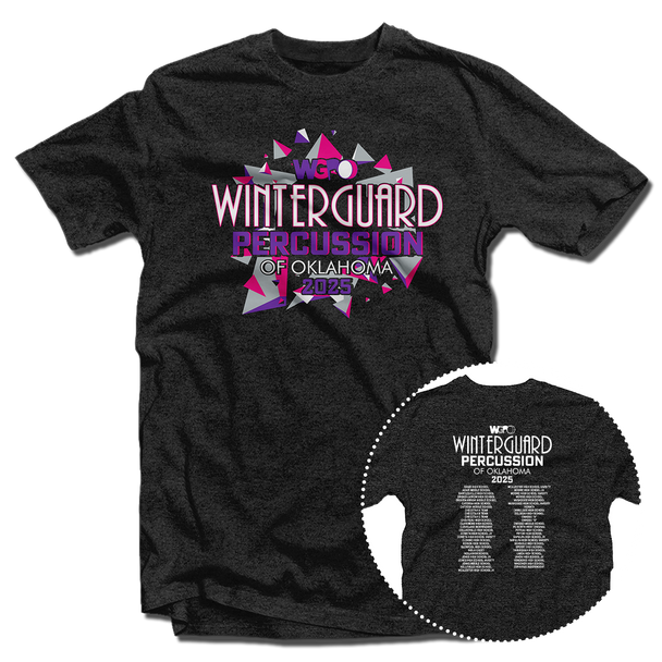 2025 WGPO Winter Guard and Percussion Contest T-Shirt