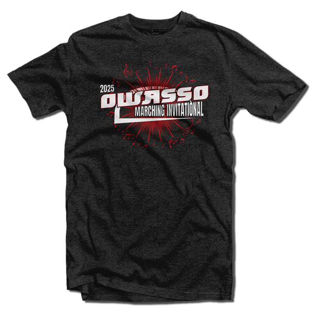 2025 Owasso Invitational Marching Contest T-Shirt