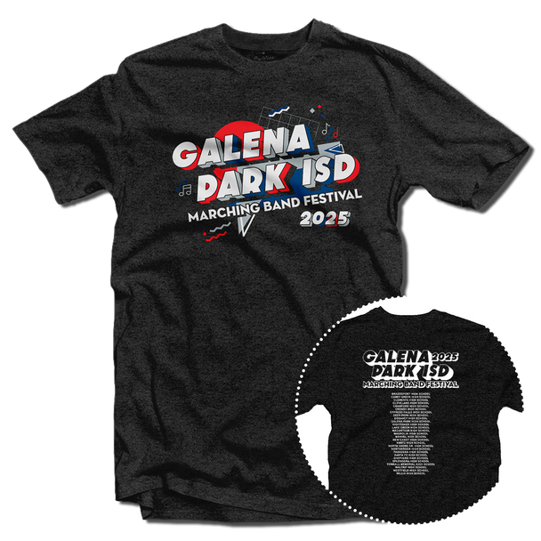 2025 Galena Park ISD Marching Band Festival T-Shirt