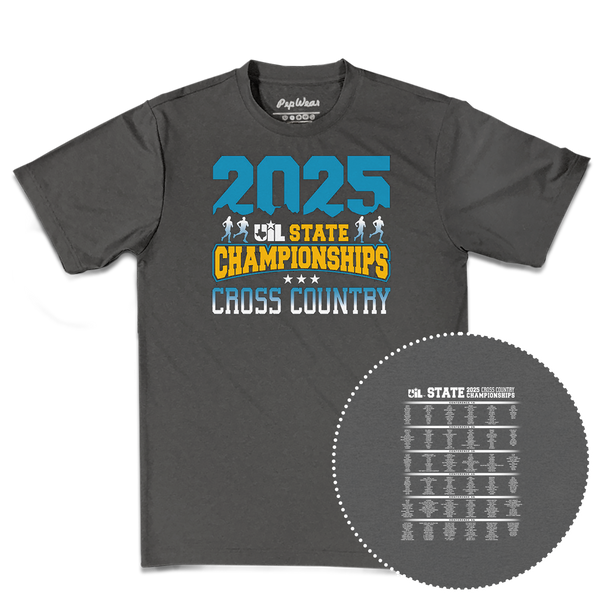 2025 UIL Cross Country State Championships Performance T-Shirt 2025 UIL Cross Country State Championships Performance T-Shirt