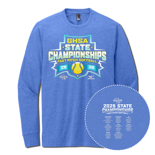 2025 GHSA Fast Pitch Softball State Championships Long Sleeve
