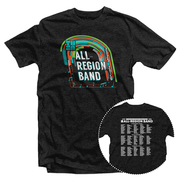2025-2026 TMEA All-Region Band T-Shirt