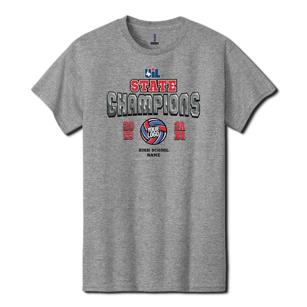 CHAMPION: 2025 UIL Volleyball State T-Shirt