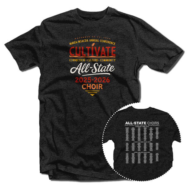 2025-2026 MMEA All-State Choir T-Shirt