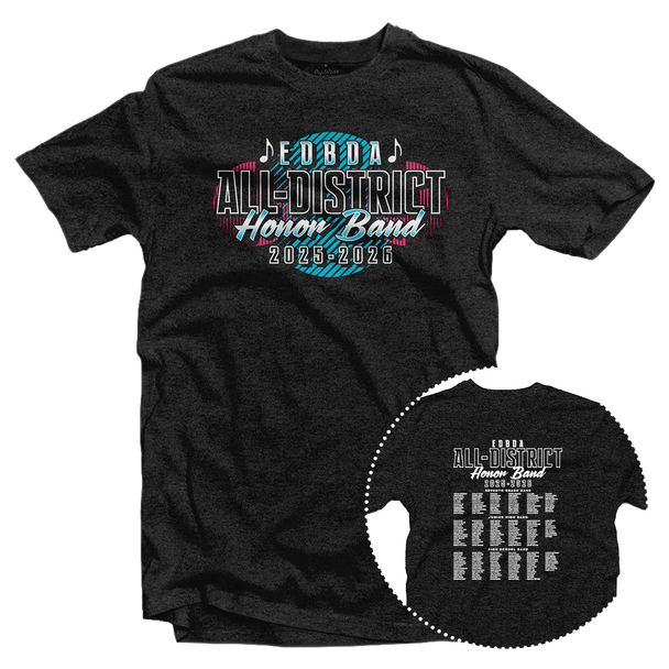 2025-2026 EDBDA All-District Honor Band T-Shirt